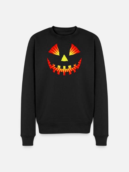 Pumpkin flex - Men's Premium Organic Jumper - black