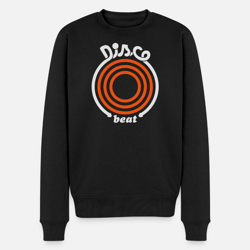 Disco Beat (2 colors) - Pull Premium bio Homme - noir