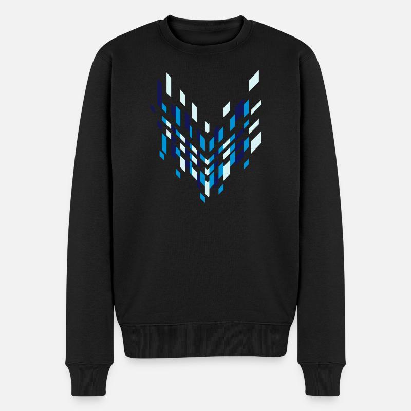 une flèche icône graphique - Pull Premium bio Homme - noir