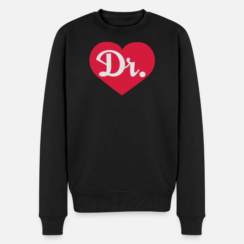 Love Doktor - Männer Premium Bio Pullover - Schwarz