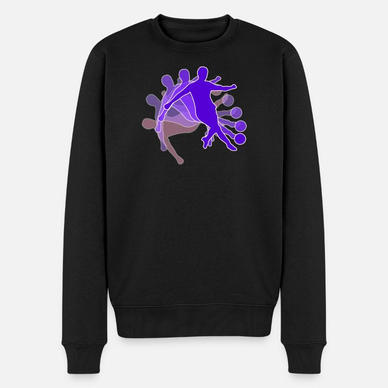 football - Pull Premium bio Homme - noir
