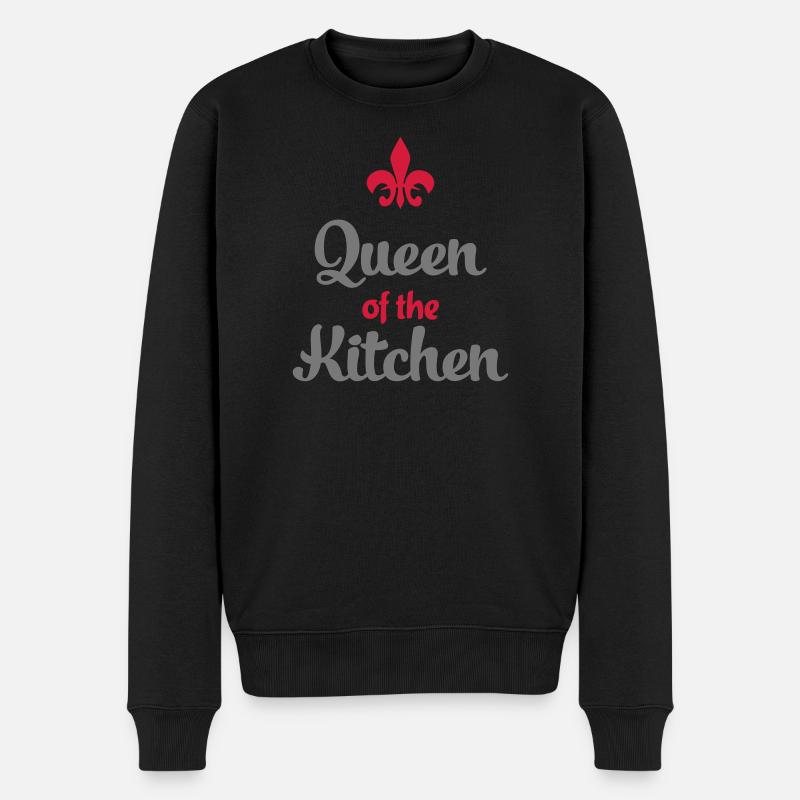 Kochen - Männer Premium Bio Pullover - Schwarz