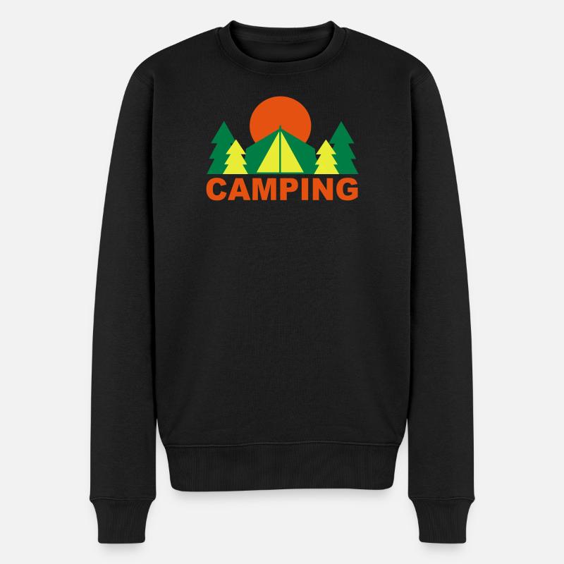 Camping - Pull Premium bio Homme - noir