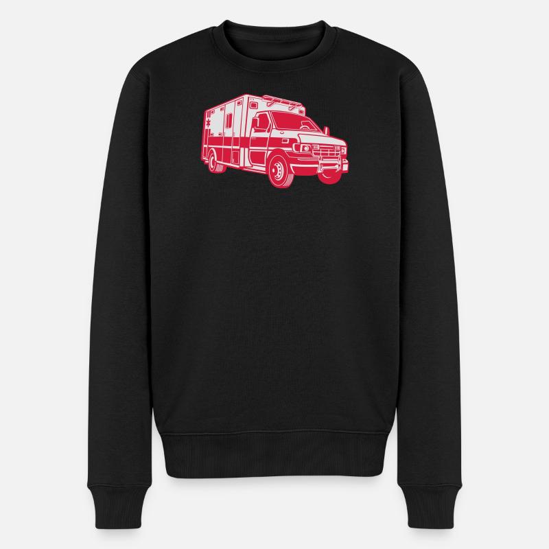 ambulances 2541614 134868929 - Pull Premium bio Homme - noir