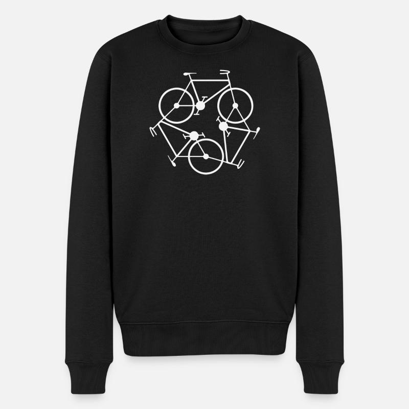 Bicyclette - Pull Premium bio Homme - noir