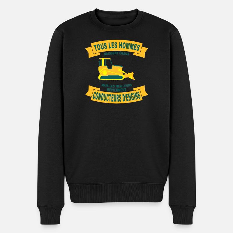 Tous les hommes naissent 2 - Pull Premium bio Homme - noir