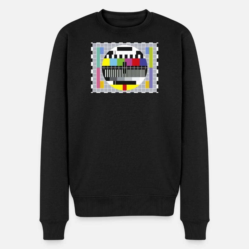 télévision - Pull Premium bio Homme - noir