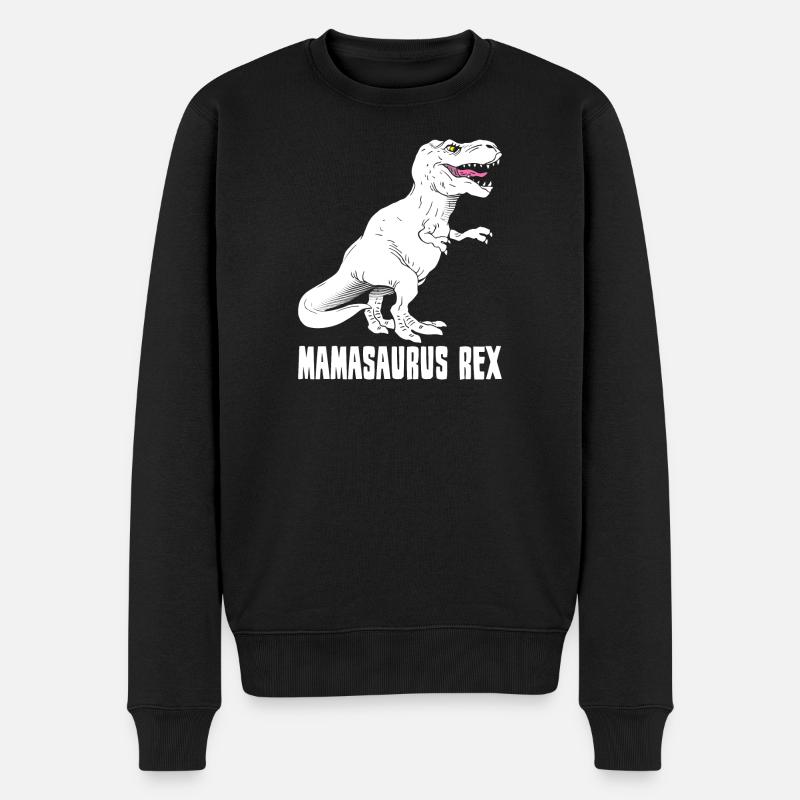 Mère Dinosaure - Mamasaurus Rex - Drôle - Pull Premium bio Homme - noir