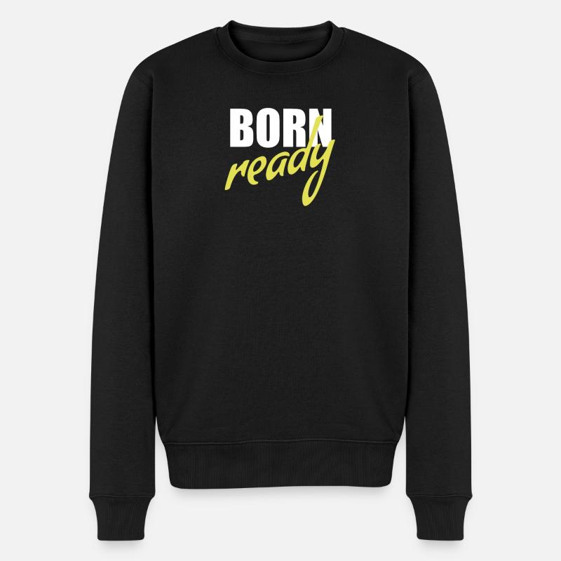 Né prêt - Pull Premium bio Homme - noir