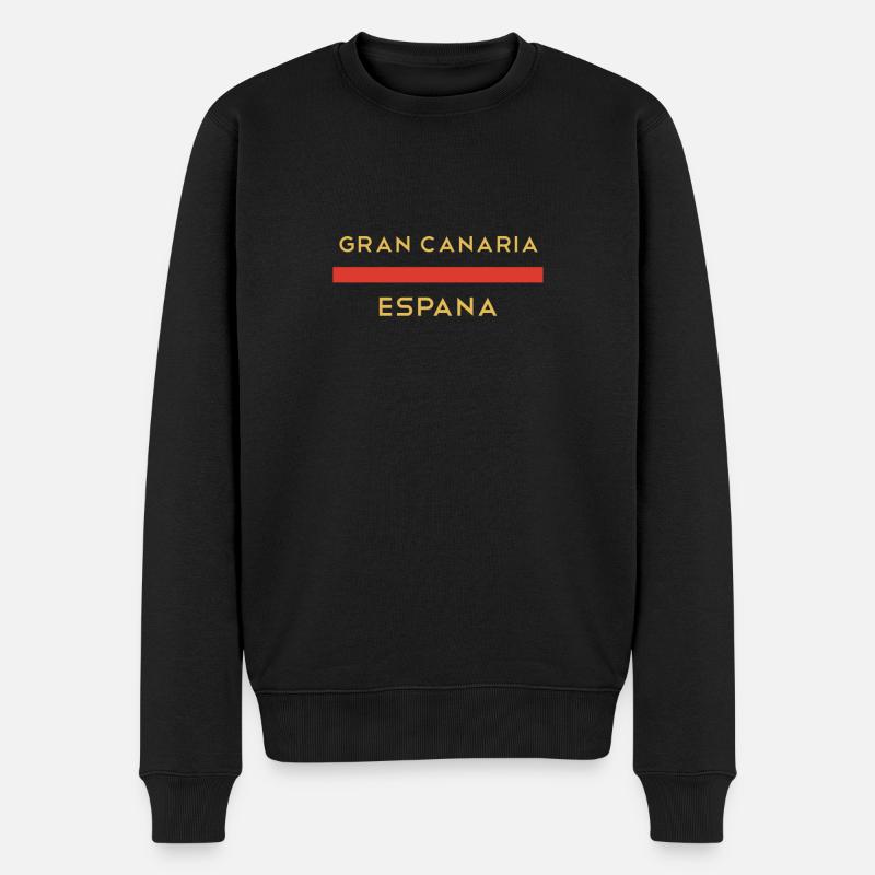 Gran Canaria Spanien T-Shirt - Männer Premium Bio Pullover - Schwarz
