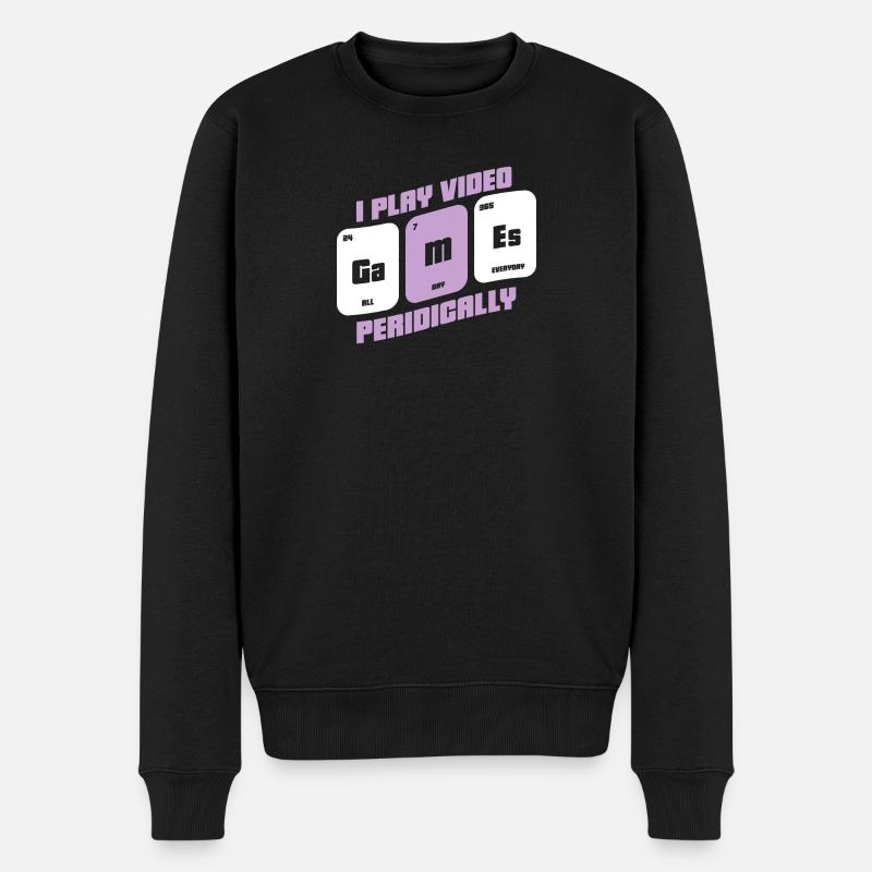 Gamer - Zocker - Geek - Pull Premium bio Homme - noir