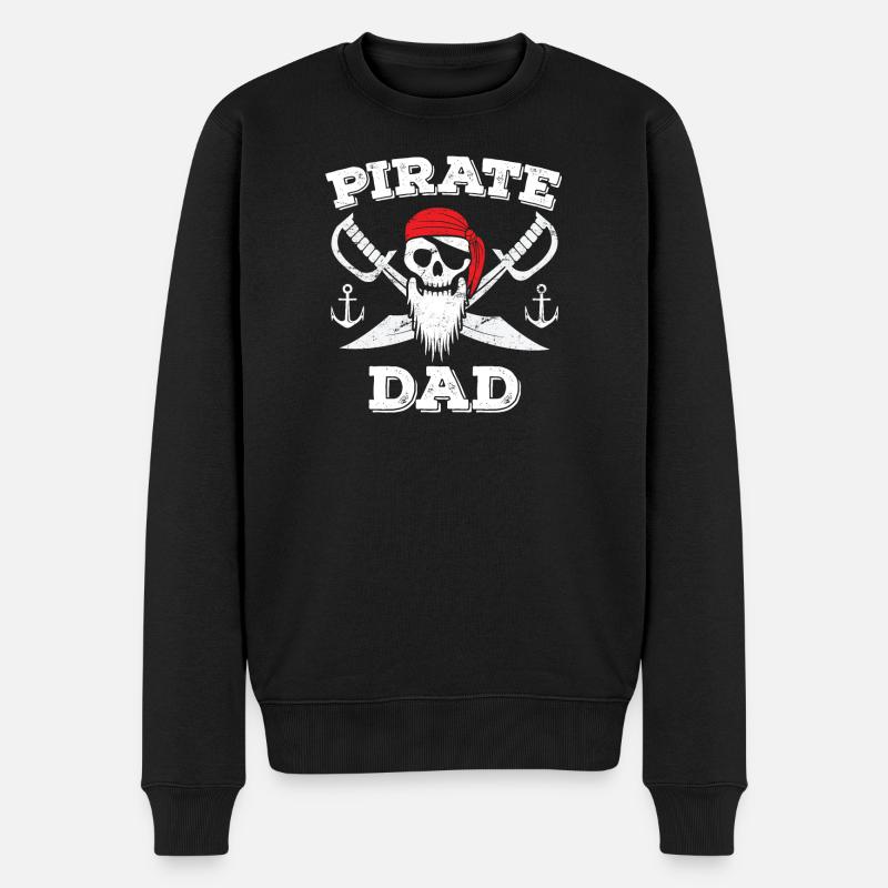 Papa pirate - Pull Premium bio Homme - noir