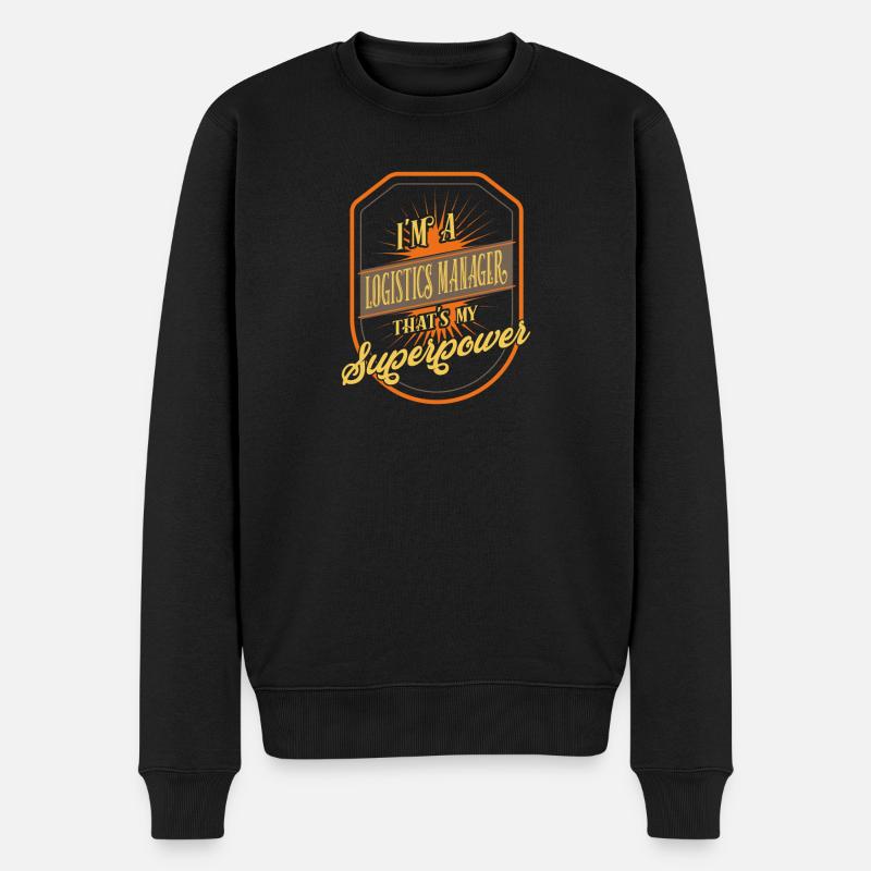 Responsable logistique - Pull Premium bio Homme - noir