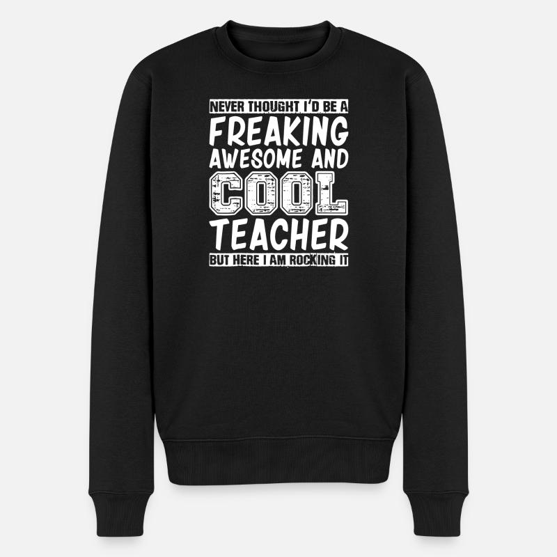 T-shirt de professeur cool - Pull Premium bio Homme - noir