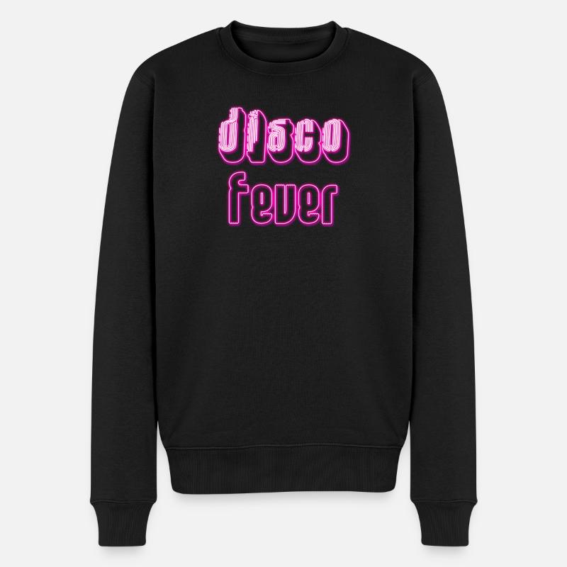 disco - Männer Premium Bio Pullover - Schwarz
