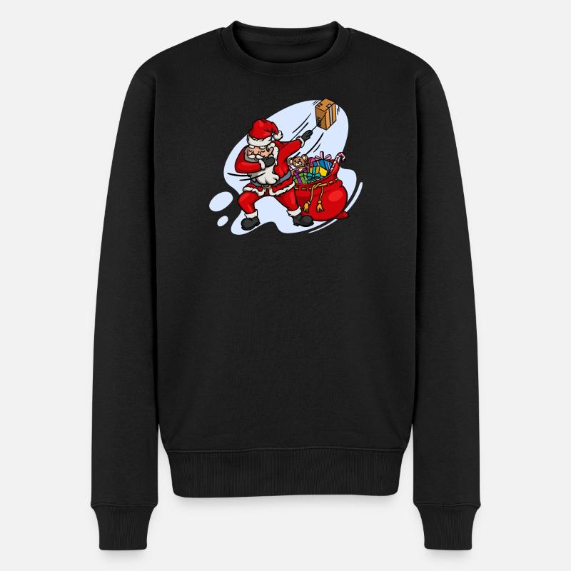 Doux Dab Dabbing Père Noël Noël - Pull Premium bio Homme - noir
