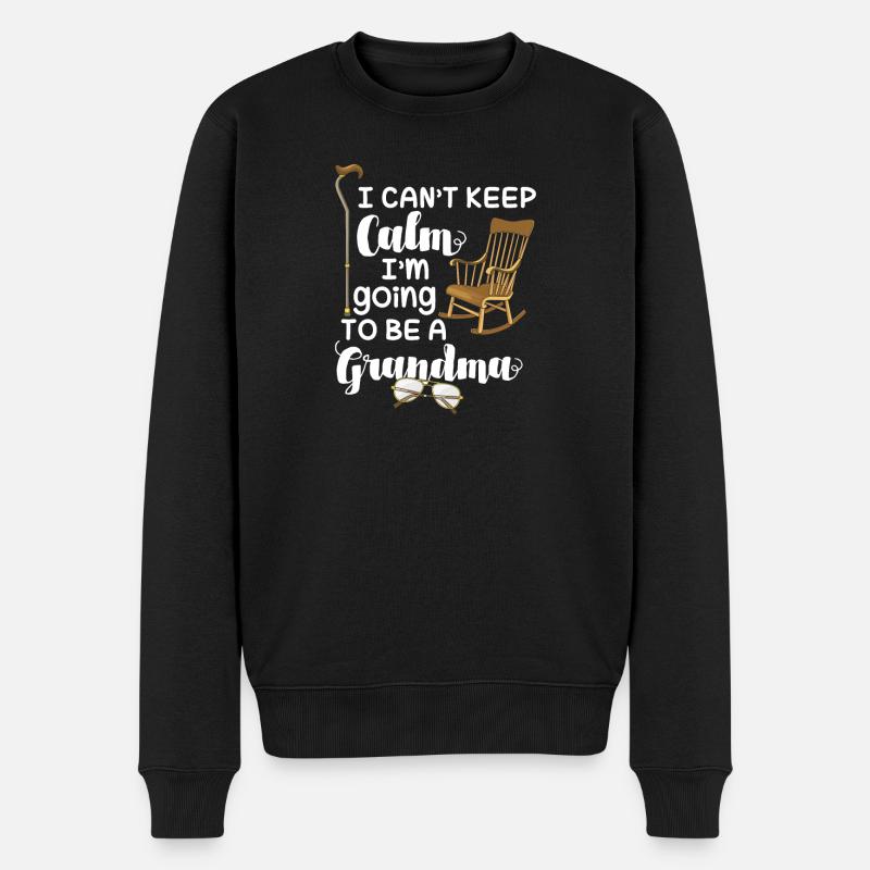 MAMIE - Pull Premium bio Homme - noir