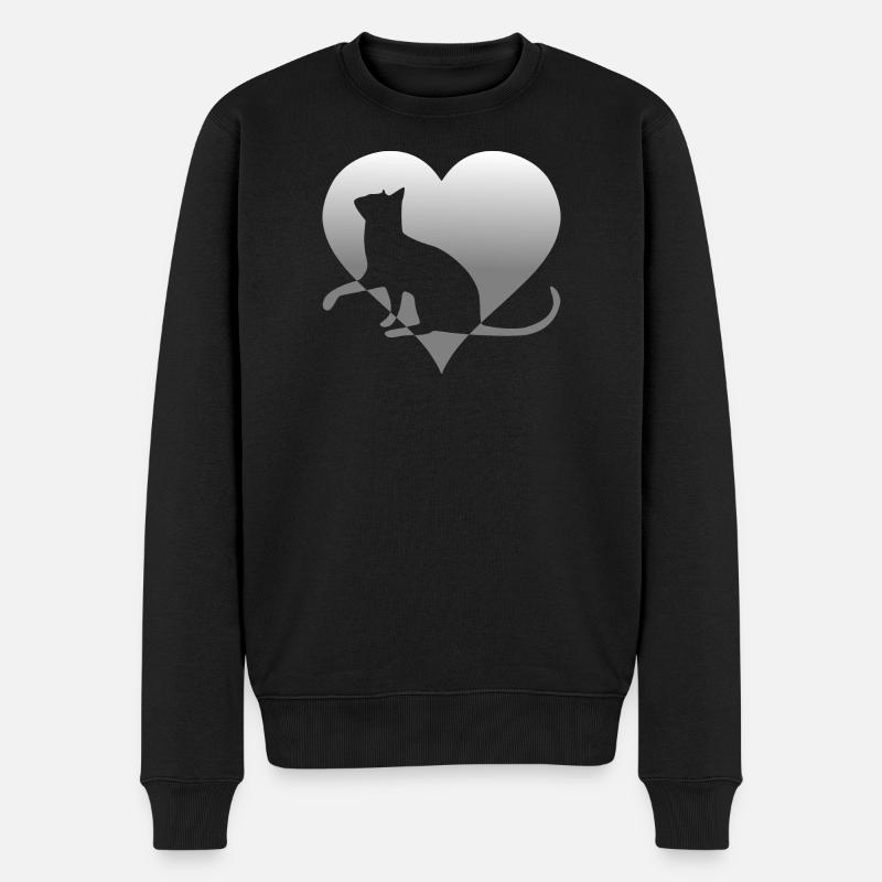 chat chat chat chat chat minou chatte minou - Pull Premium bio Homme - noir