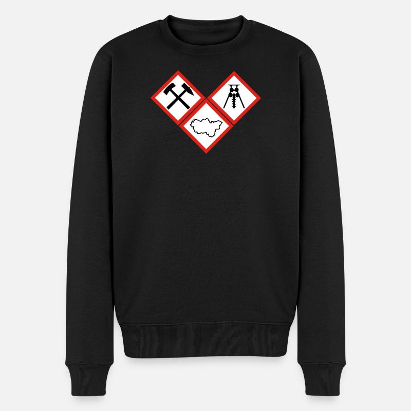 DANGER RUHRPOTT - Pull Premium bio Homme - noir