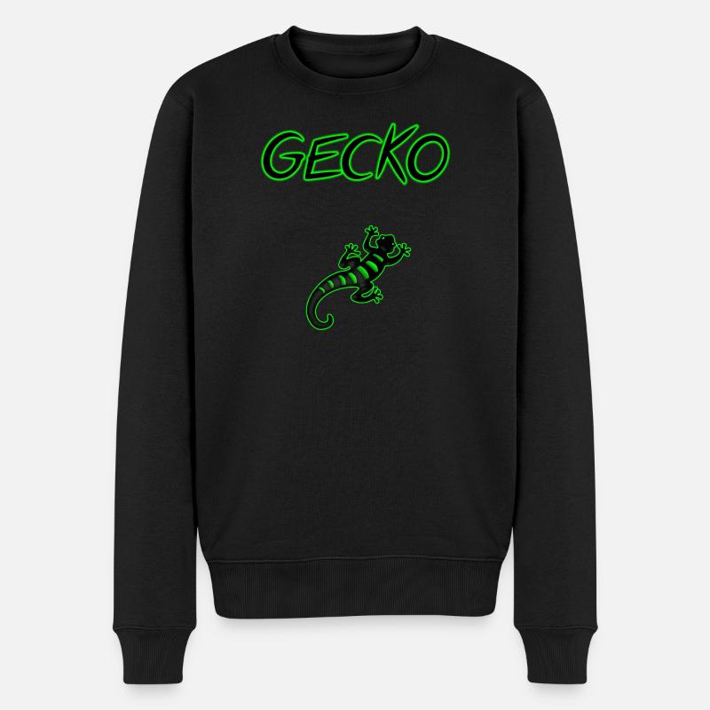 gecko - Pull Premium bio Homme - noir