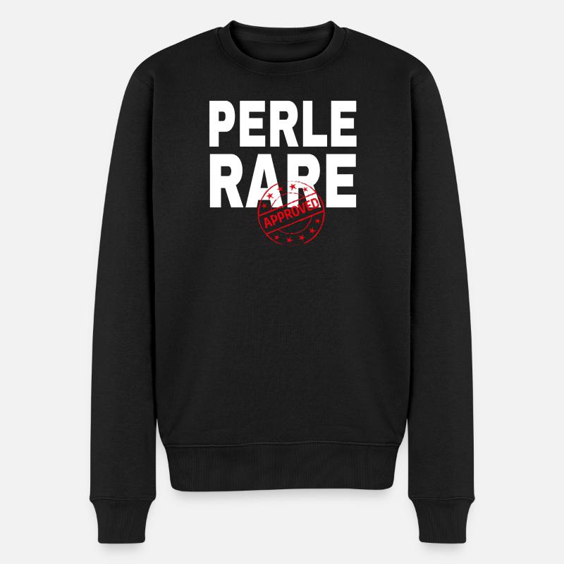 Design Éclat PerleRare - Pull Premium bio Homme - noir