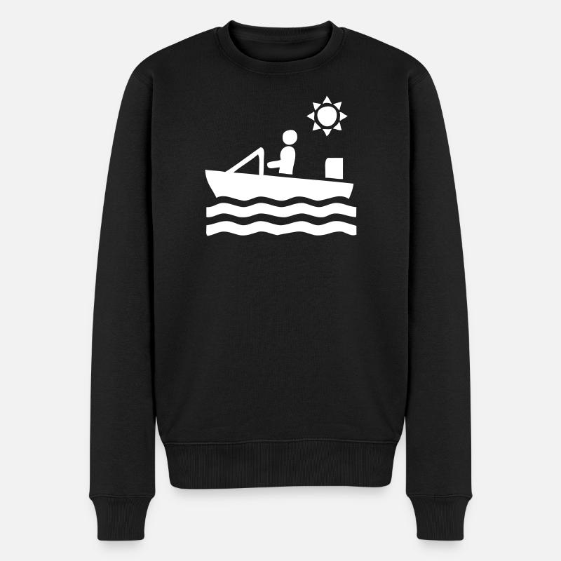 Conducteur de bateau - Pull Premium bio Homme - noir