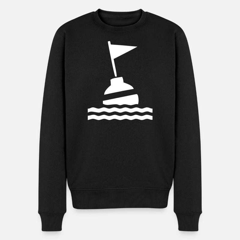 Boje - Männer Premium Bio Pullover - Schwarz