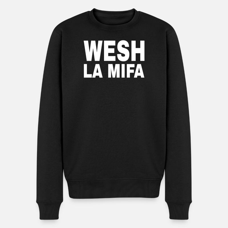 Expression artistique de la Mifa engagée - Pull Premium bio Homme - noir