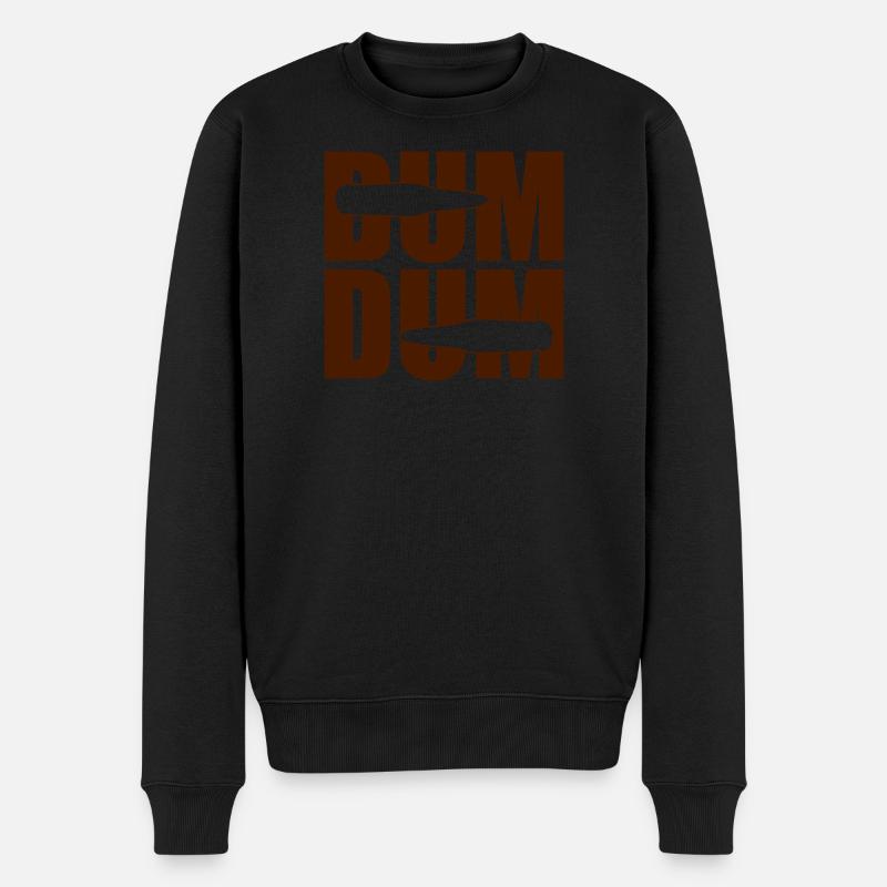 Dum Dum - Pull Premium bio Homme - noir