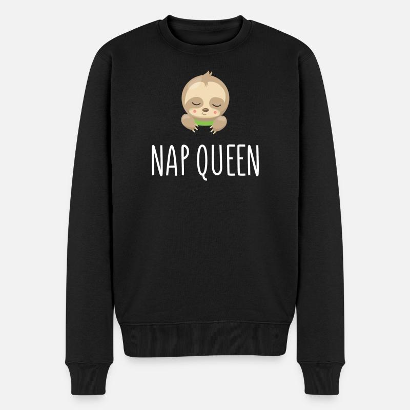 Nap Queen - Pull Premium bio Homme - noir
