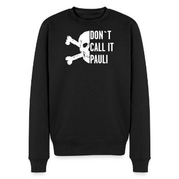dontcallit pauli - Männer Premium Bio Pullover - Schwarz - Vorne - Nico (187cm)
