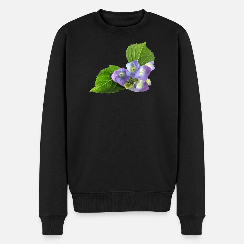 fleur - Pull Premium bio Homme - noir