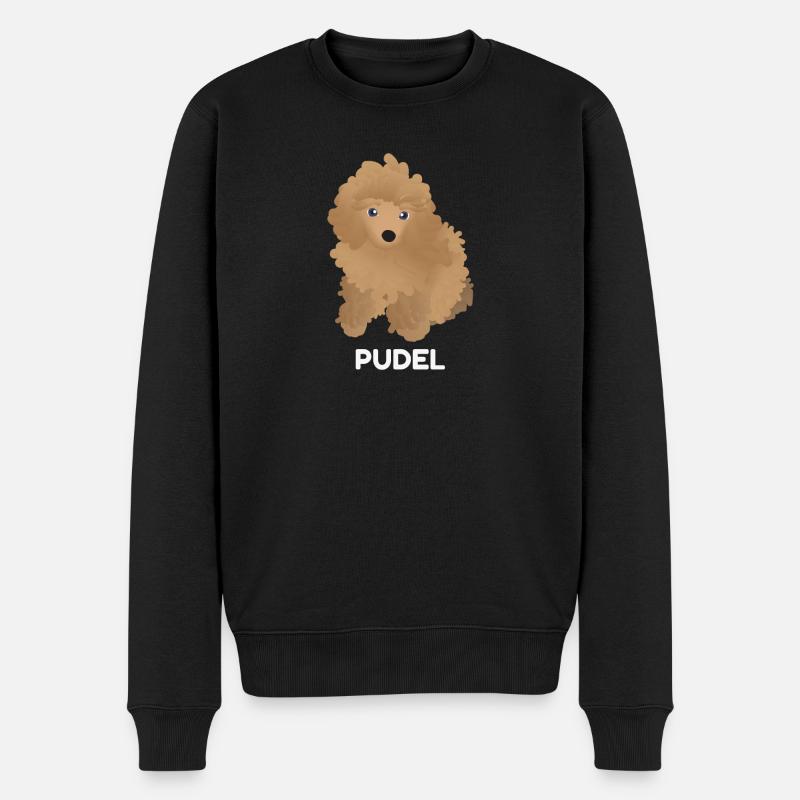 Chiot Caniche - Pull Premium bio Homme - noir