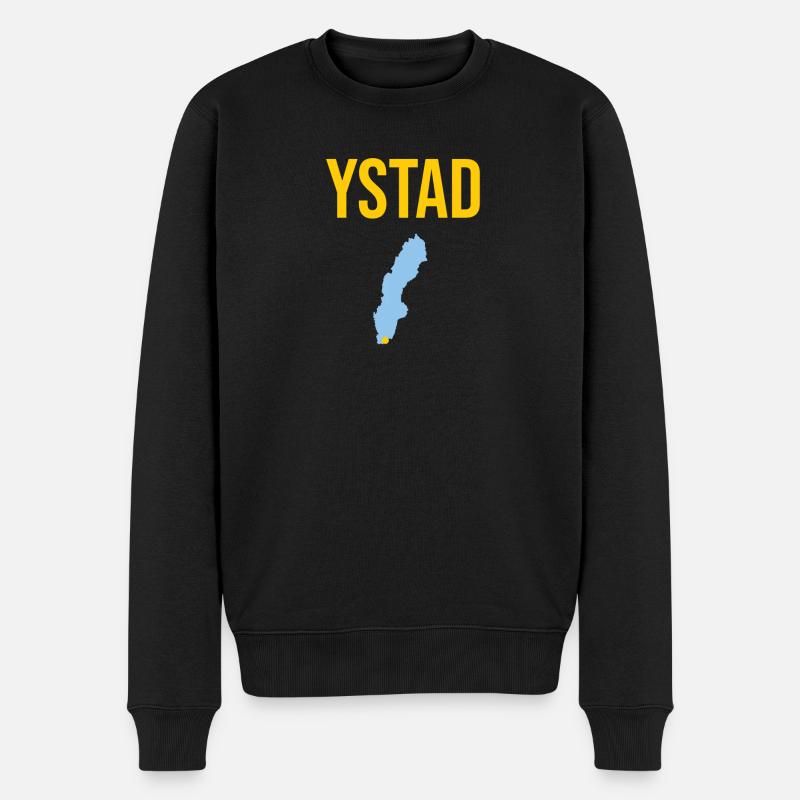 Ystad Suède du Sud Souvenir Ystad - Pull Premium bio Homme - noir