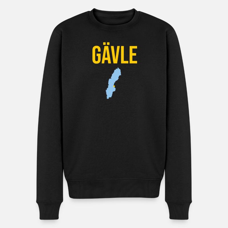 Gaevle Schweden Gävle Sverige Gåvle Suède - Pull Premium bio Homme - noir