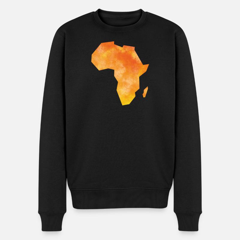Map Africa - Pull Premium bio Homme - noir