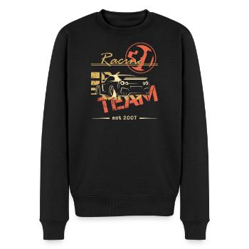 team racing gtr car gift idea - Men's Premium Organic Jumper - black - Front - Nico (187cm)