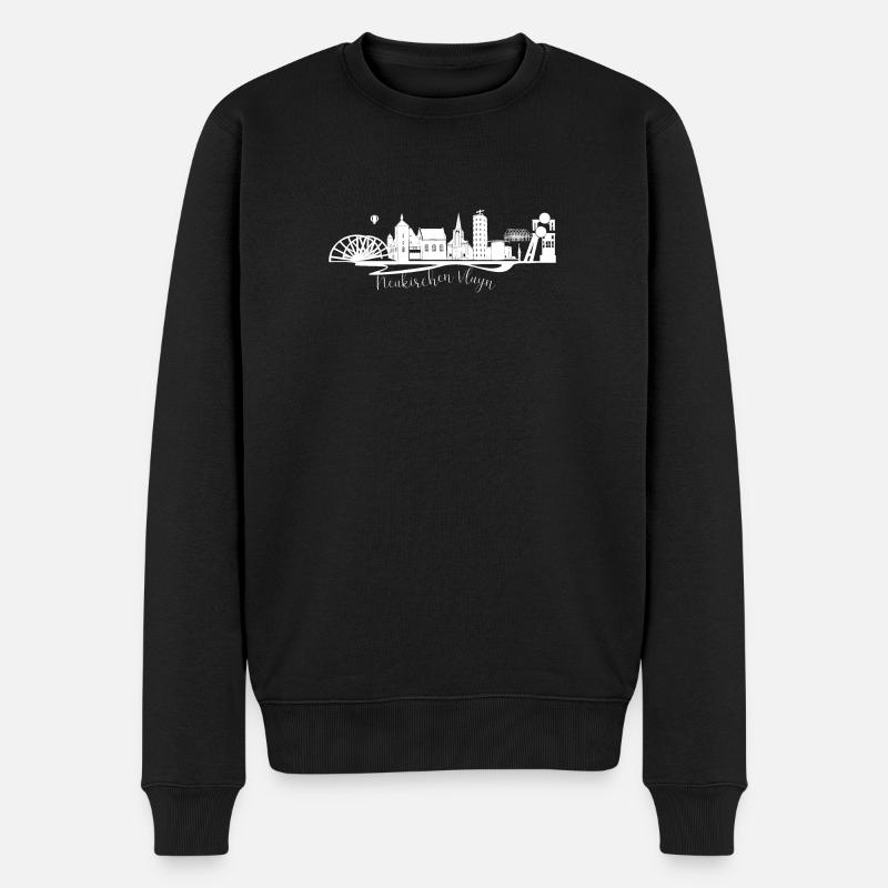 Neukirchen Vluyn Skyline Silhouette - Pull Premium bio Homme - noir