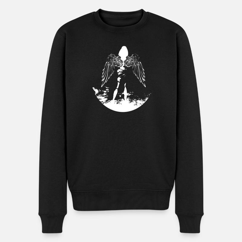 Ange Art - Pull Premium bio Homme - noir