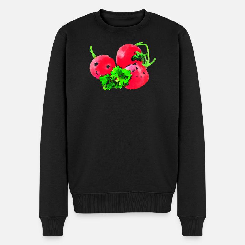 radis - Pull Premium bio Homme - noir