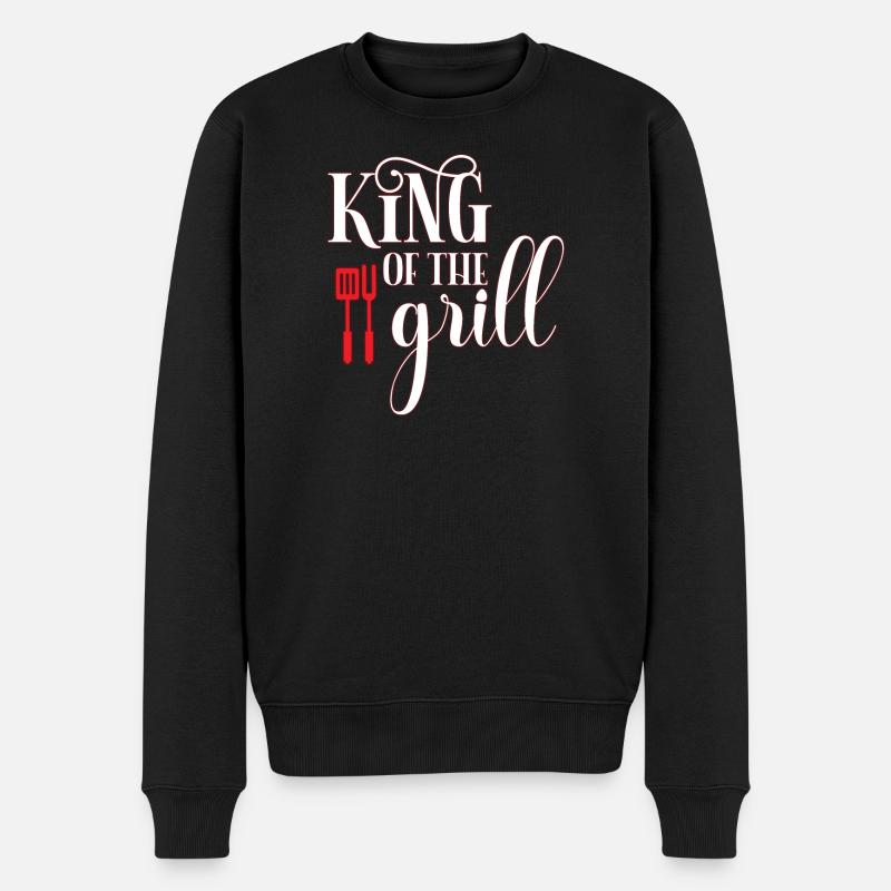 Grillkönig - Pull Premium bio Homme - noir