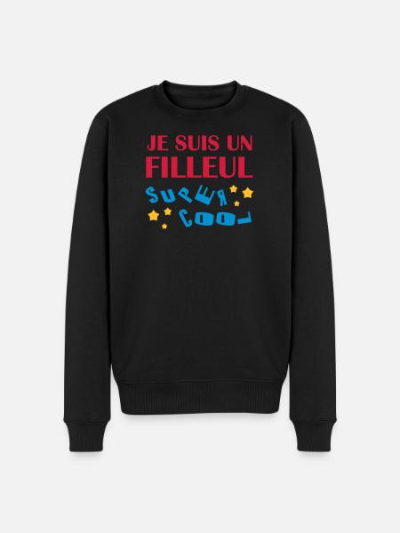 Patin / Pate / Patentochter / Patensohn - Männer Premium Bio Pullover - Schwarz
