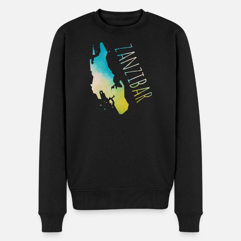 blockedTitle - Männer Premium Bio Pullover - Schwarz