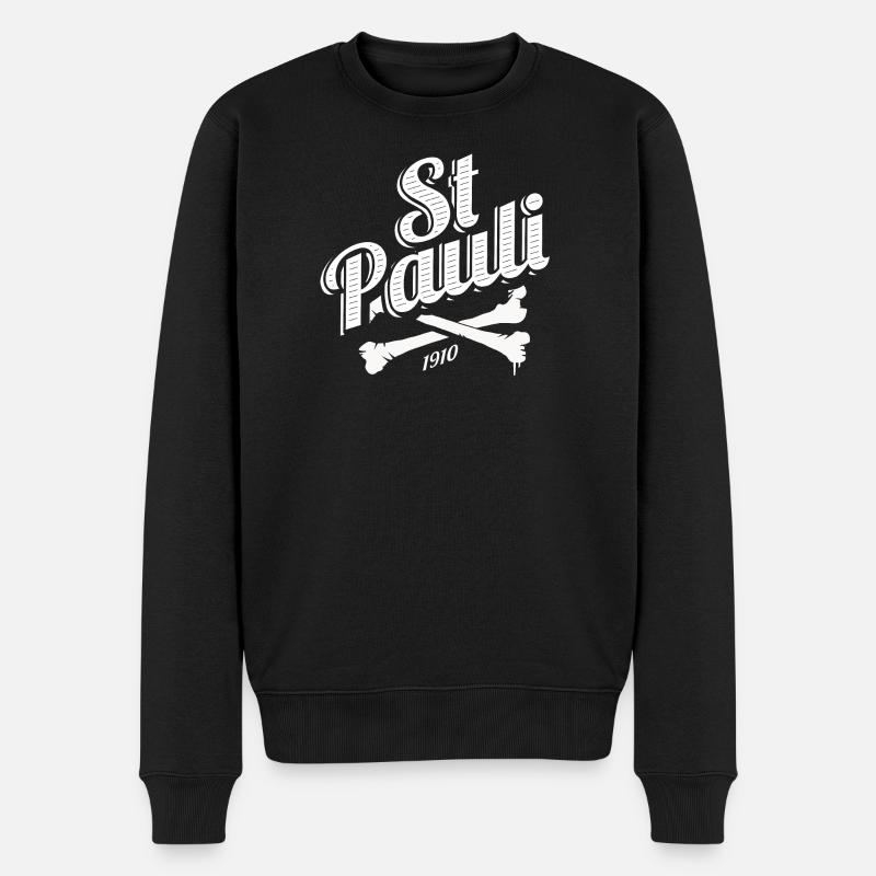 Hambourg - St Pauli - St Pauli - 1910 Saint Pauli - Pull Premium bio Homme - noir