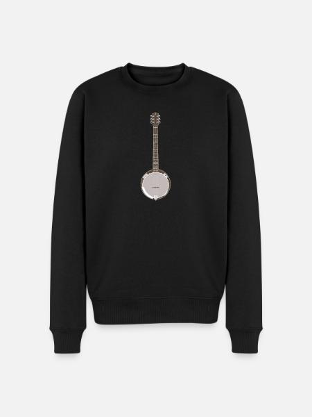 Banjo - Single Banjo - Men's Premium Organic Jumper - black