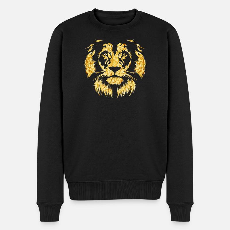 Lion d'or - Pull Premium bio Homme - noir
