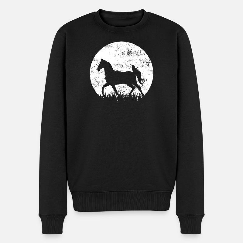 Chevaux chevaux chevaux - Pull Premium bio Homme - noir