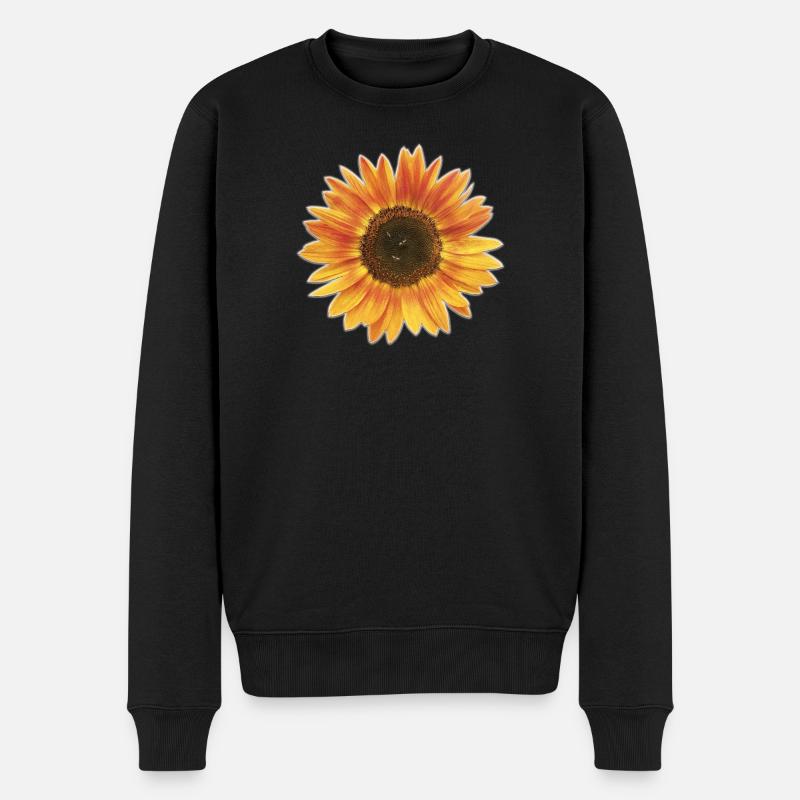 Tournesol aux abeilles - Pull Premium bio Homme - noir