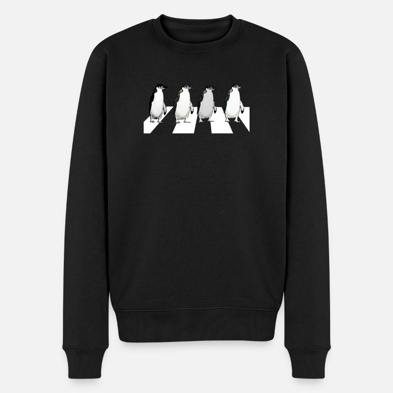Pingouins d'Abbey Road - Pull Premium bio Homme - noir
