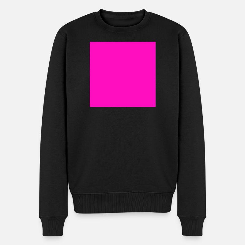 pinker Hintergrund Textur Vorlage personalisieren - Männer Premium Bio Pullover - Schwarz